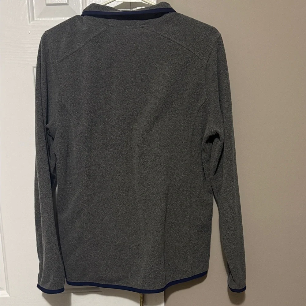 L.L. Bean Women’s Gray Quarter-Zip Fleece Pullover – Size Medium - Picture 4 of 8